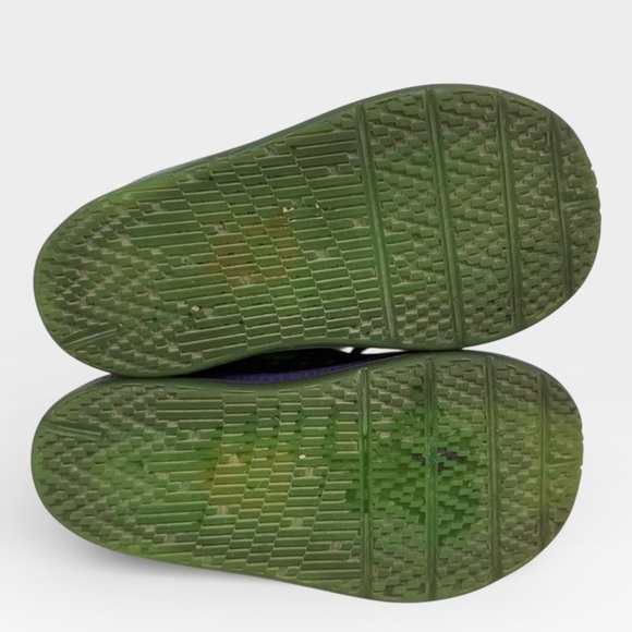 Nike Kids Purple and Lime Green Sneakers - Picture 4 of 5